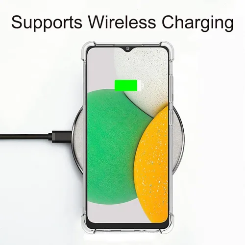 Miniatura 4 de Osophter Funda para Galaxy A03 Core con 2 protectores de pantalla transparente esquinas reforzadas TPU absorción de golpes flexible para Samsung