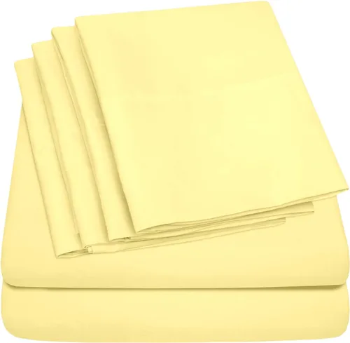 Miniatura 35 de Sábanas de cama tamaño California King – 6 piezas 1500 Supreme Collection Juego de sábanas de microfibra cepillada fina con bolsillos profundos Aqua