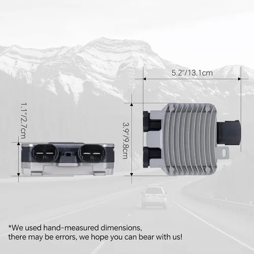 Miniatura 8 de Módulo de control de ventilador de refrigeración compatible con Volvo S60 S80 V40 V60 XC60 XC70; Land Rover Evoque Freelander II; Ford Galaxy