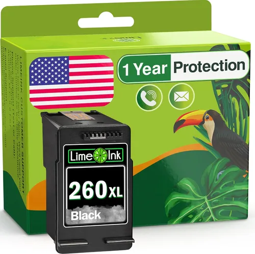 Limeink Cartucho de tinta compatible para Canon 260 Cartucho de tinta negro 260XL para Canon TS6420 TS6400 PG-260 Pixma TS5320 TS5300