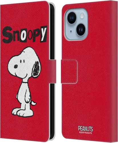 Miniatura 169 de Head Case Designs Funda de piel con licencia oficial de Peanuts Snoopy Characters compatible con Apple iPhone 7/8/SE 2020 y 2022