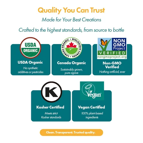 Miniatura 5 de BLUE GREEN ORGANICS - Néctar de agave azul claro, 176 onzas (1 galón) a granel Edulcorante natural orgánico con bajo índice glucémico USDA