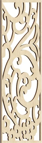 Miniatura 22 de Bridgewater - Paneles de pared decorativos de madera con calado, 9 3/8 pulgadas de ancho x 24 3/8 pulgadas de alto x 1/4 de alto, nogal