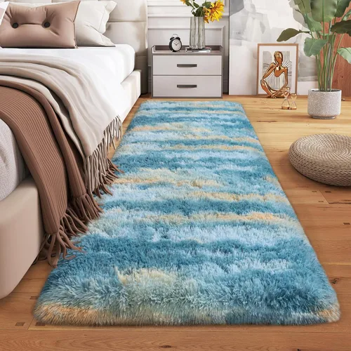 Miniatura 21 de Dssimo - Alfombra superesponjosa para la habitación, alfombra de área moderna, pequeña, suave y acogedora de felpa para niños, niñas y adolescentes