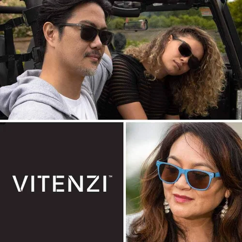 Miniatura 6 de VITENZI Gafas de lectura progresivas para mujeres y hombres, multifocales para computadora con lentes de bloqueo de luz azul Rimini
