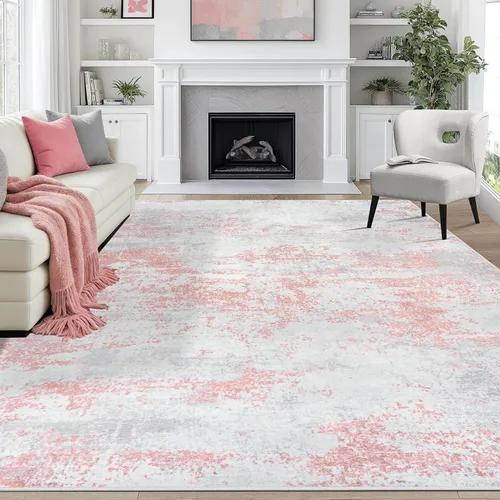 Miniatura 11 de 5x7 Area Rugs for Living Room Rug Washable: Abstract Rug for Dining Room Bedroom Carpet Non Slip 5 by 7 Indoor Modern Nursery Home Office Beige