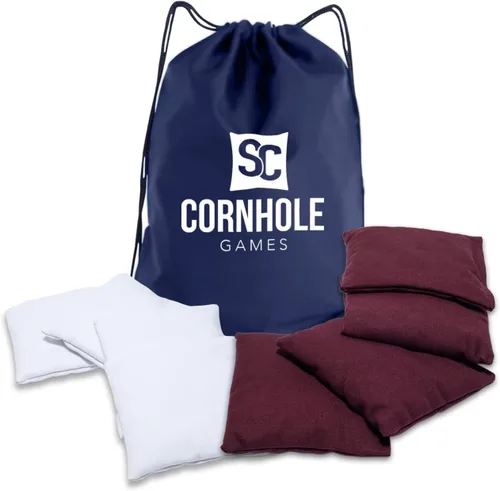 Miniatura 14 de Bolsas de cornhole resistentes al clima (juego de 8) - Tamaño/peso profesional de regulación (16 oz) - Uso en tableros de cornhole profesionales