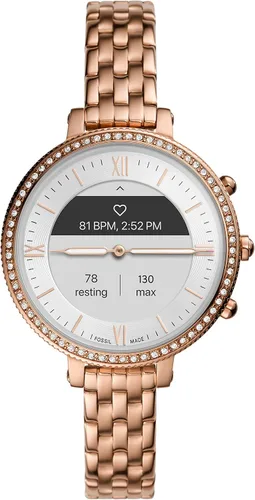 Miniatura 5 de Fossil Monroe Hybrid HR Smartwatch para mujer con pantalla de lectura siempre encendida frecuencia cardíaca seguimiento de actividad notificaciones