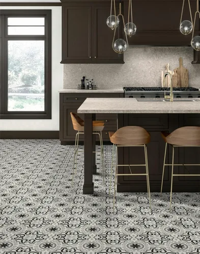 Miniatura 5 de 12x12 Marsella Encaustic Pattern Ceramic Tile Floor Wall (1)