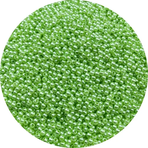 Miniatura 30 de 100 cuentas de perlas para manualidades, perlas de resina de 0.47 pulgadas para hacer joyas, cuentas redondas a granel con agujero para collares