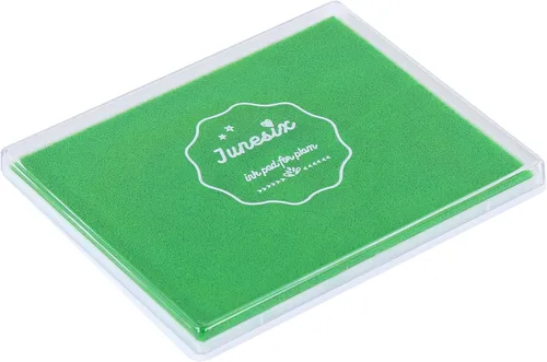 Miniatura 12 de Almohadilla de tinta de 5 x 4 pulgadas para manualidades, almohadilla de sello grande para sellos de goma, pintura de dedos (negro)