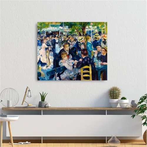 Miniatura 486 de A&T ARTWORK Campo de trigo con cipreses de Van Gogh Las reproducciones de arte clásico mundial, impresiones en lienzo giclée para decoración