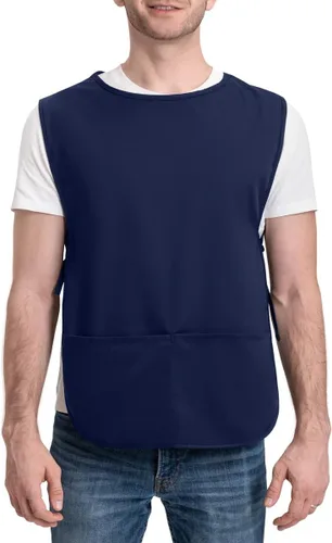 ROTANET Delantal de zapatero con 2 bolsillos profundos, unisex, impermeable, para pintura, limpieza, artista, para mujeres, hombres, adultos y