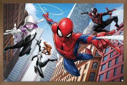 Miniatura 12 de Trends International Marvel Comics - Póster de pared de Spider-Man - Web Heroes, 22.375 x 34 pulgadas, versión sin marco