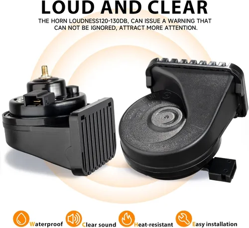 Miniatura 4 de Bocina para coche para Toyota con 1 a 2 enchufes, 12V, RAV4 Camry Corolla Tacoma Highlander Tundra Lexus, bocina automática eléctrica de doble tono