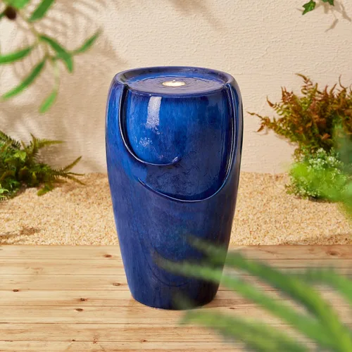 Miniatura 3 de Glitzhome - Fuente de agua con luz LED para exteriores