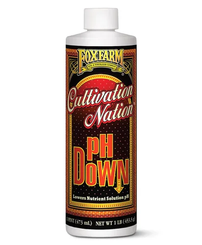 FoxFarm Cultivation Nation pH Down for Plants' Soluciones de nutrientes - Formulado con ácido cítrico para ajuste - Ideal para suelos e hidroponía,