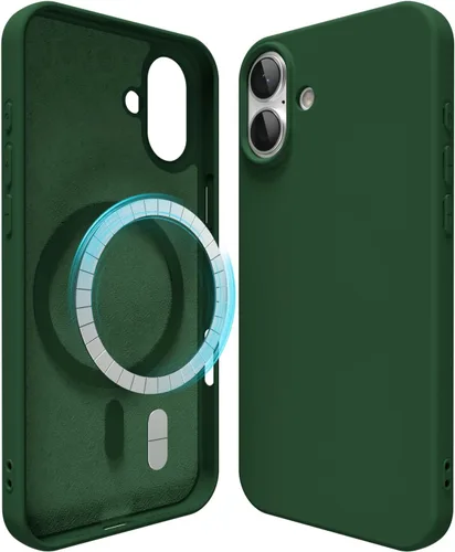 Miniatura 122 de oakxco Funda de silicona para iPhone 12 Pro Max, magnética, compatible con carga inalámbrica Magsafe, cubierta protectora de goma suave y delgada