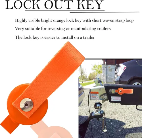 Miniatura 2 de Llave de bloqueo de freno de sobretensión, llave de bloqueo magnética compatible con frenos de sobretensión en remolque de barco A-60 A-70 A-75 A-84