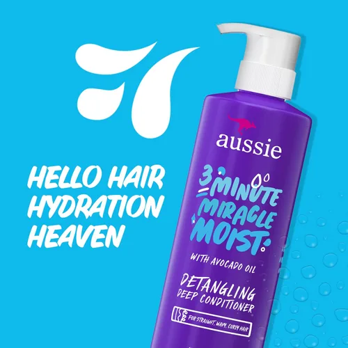 Miniatura 7 de Aussie Acondicionador Profundo Milagroso de 3 Minutos Hidratante para Cabello Seco, Aceite de Aguacate y Jojoba, Seguro para Cabello Teñido
