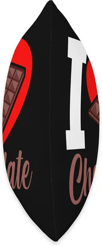 Miniatura 2 de Love Chocolate Milk Mousse Candy Bar Eater Sayings I Love Funny Chocolates Lover Eater - Almohada gráfica, 16.0 x 16.0 in, multicolor