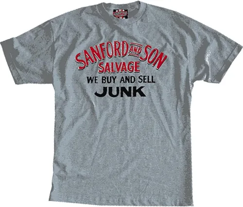 Miniatura 3 de Sanford and Son "Compra y venta de la camiseta de chatarra gris