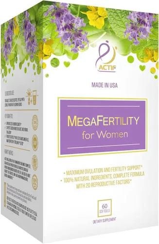 Miniatura 2 de ACTIF Organic FertilMax. Soporte máximo para la fertilidad y la ovulación. Sin GMO. Hecho en los Estados Unidos. 60 unidades.
