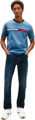 Miniatura 3 de Tommy Hilfiger - Camiseta de manga corta con estampado de rayas distintivas para hombre