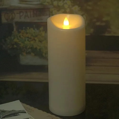 Miniatura 7 de Vela LED sin llama, funciona con pilas, luz parpadeante impermeable al aire libre con control remoto y temporizador para decoración del hogar
