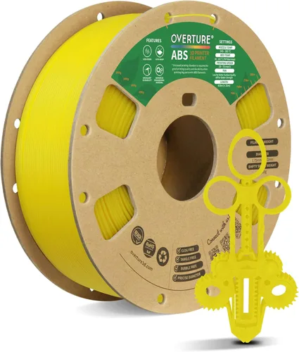 Miniatura 14 de OVERTURE Filamento ABS 1.75mm, filamento para impresora 3D de alta resistencia y resistente al calor, baja deformación, excelente durabilidad, ABS