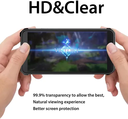 Miniatura 5 de Ailiber Protector de pantalla para Kyocera DuraForce Pro 3 [2 unidades], protector de pantalla DuraForce Pro3 de vidrio templado, antiarañazos