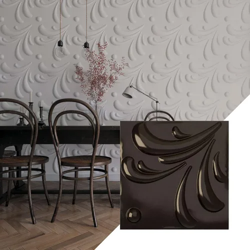 Miniatura 20 de Ekena Millwork WP20X20ACWH 19 5/8 pulgadas de ancho x 19 5/8 pulgadas de alto Acacia EnduraWall Decorativo 3D Panel de Pared Cubre 2.67 pies