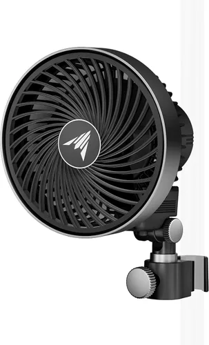 Miniatura 9 de AC Infinity CLOUDRAY S6, ventilador de clip para tienda de cultivo de 6 pulgadas con motor EC de larga duración rediseñado, 10 velocidades de viento