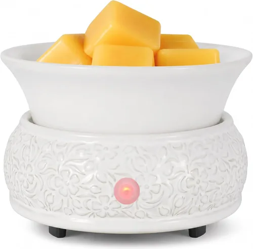 Mocosa Calentador de cera derretida para calentador de velas de cerámica perfumada, quemador de cera de fragancia para el hogar, regalos para mamá y