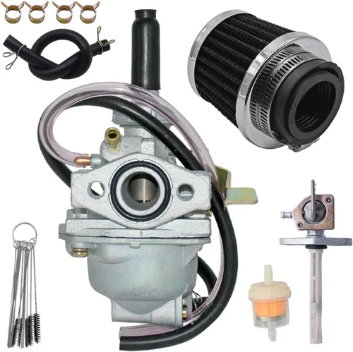 Carburador CRF50 apto para Honda 50 CRF50F XR50 Z50 CRF XR 50R Z50R Z50A Mini Trail 50 Mini Bike Carb con válvula de combustible Petcock