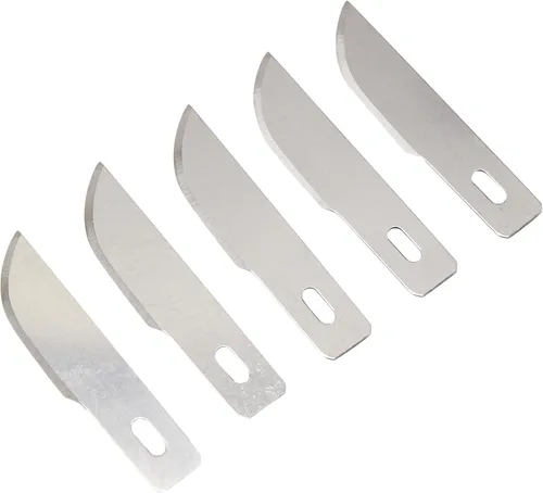 Miniatura 3 de Excel Blades Cuchilla de borde curvado #22, paquete de 5, cuchillas de repuesto de fabricación estadounidense