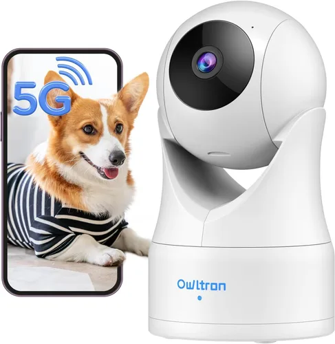 Miniatura 12 de owltron Cámara de seguridad interior 2K, cámaras de 360° para seguridad del hogar con detección de movimiento, WiFi de 2.4G