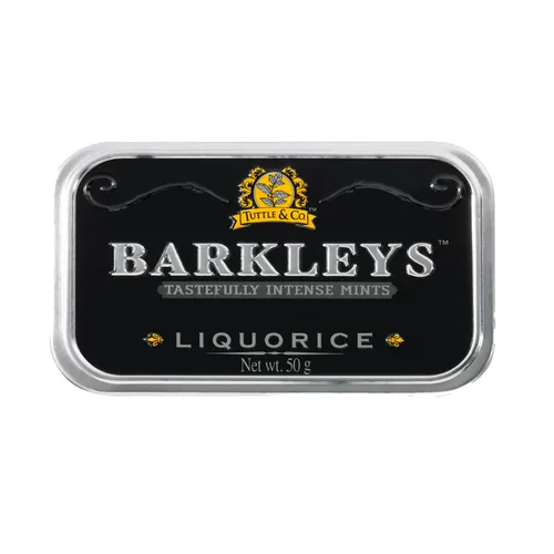 Barkleys Mentas para el aliento de regaliz – Dulces de menta fresca con sabor a regaliz fuerte para fiestas, después de la cena, boda, uso diario,