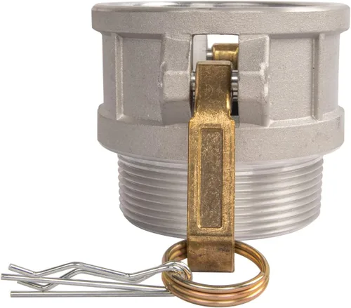 Miniatura 6 de 2 piezas de accesorios de bloqueo de leva fundida por gravedad de aluminio (parte B de 3 pulgadas) de manguera de leva y ranura, acoplador hembra