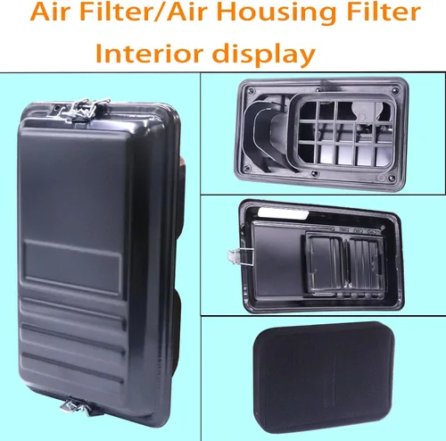 Miniatura 3 de Caja de Filtro de Aire para Generador de 5500 6000 Vatios, Conjunto de Carcasa/Cubierta para Caja Limpiadora de Filtro de Aire de 6500 8750 9000