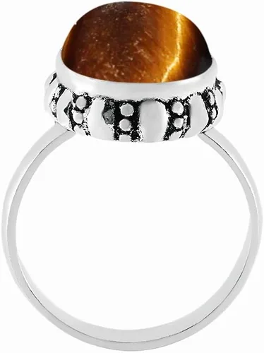 Miniatura 2 de MIRRAMOR Anillo de amatista de piedra lunar natural de labradorita 0.472 x 0.630in, forma ovalada, anillos solitarios para mujeres, mamá, esposa