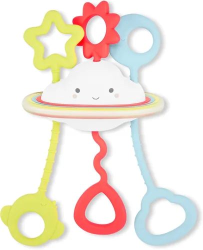 Miniatura 8 de Skip Hop Juguete para cochecito de bebé, Silver Lining Cloud Jitter, Nube, 0.25 libras Sonajero de nubes