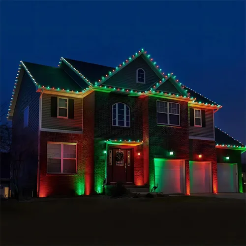 Miniatura 7 de Meconard Bombillas LED C7 de repuesto para Navidad, bombillas LED inastillables C7 para luces de Navidad para interiores y exteriores, base de Verde