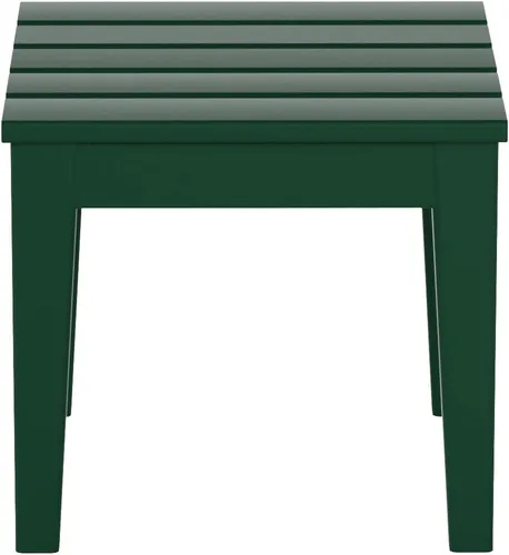 Miniatura 36 de WestinTrends Ashore - Mesa auxiliar Adirondack moderna para patio al aire libre, madera envejecida Roble (Weathered Wood)
