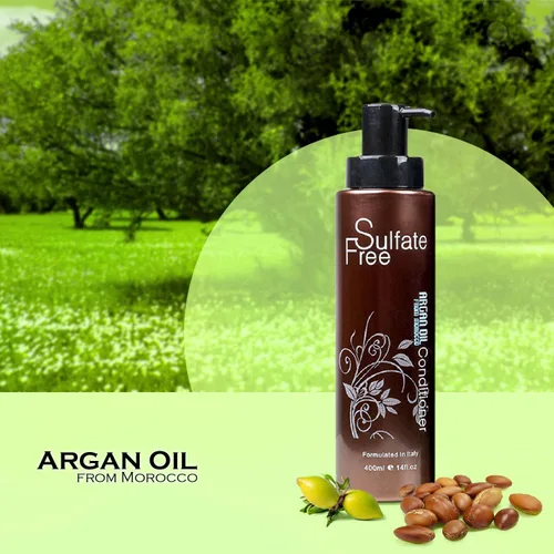 Miniatura 8 de BINGO HAIR CARE Champú y acondicionador de aceite de argán marroquí, aceite orgánico 100% natural, revitalizante, nutritivo, antiencrespamiento, sin