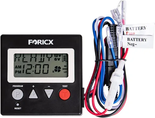 Temporizador digital para comedero de ciervos, temporizador digital de 6 V/12 V para comedero de ciervos y comedero de cabras, temporizador de