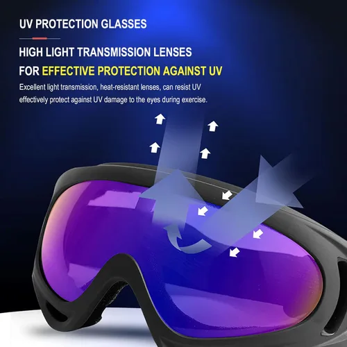 Miniatura 4 de 10 Packs Motorcycle Accessories, 5PCS Dirt Bike Ski Goggles Dustproof Windproof Safety Glasses and 5PCS Face Masks