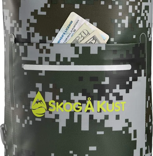 Miniatura 57 de Skog Å Kust DrySak - Bolsa impermeable con tapa enrollable para viajes y al aire libre - tamaños de 5, 10 y 20 litros Digicamo