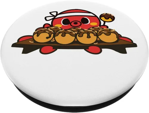 Miniatura 2 de Anime Octopus Cooking Japanese Takoyaki - PopSockets Grip and Stand for Phones and Tablets