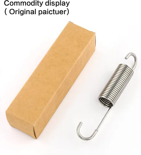 Miniatura 5 de Muelle de tensión de repuesto para sofá reclinable de 4-1/2 pulgadas, estilo de gancho de cuello largo